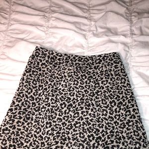 printed Mini skirt a line